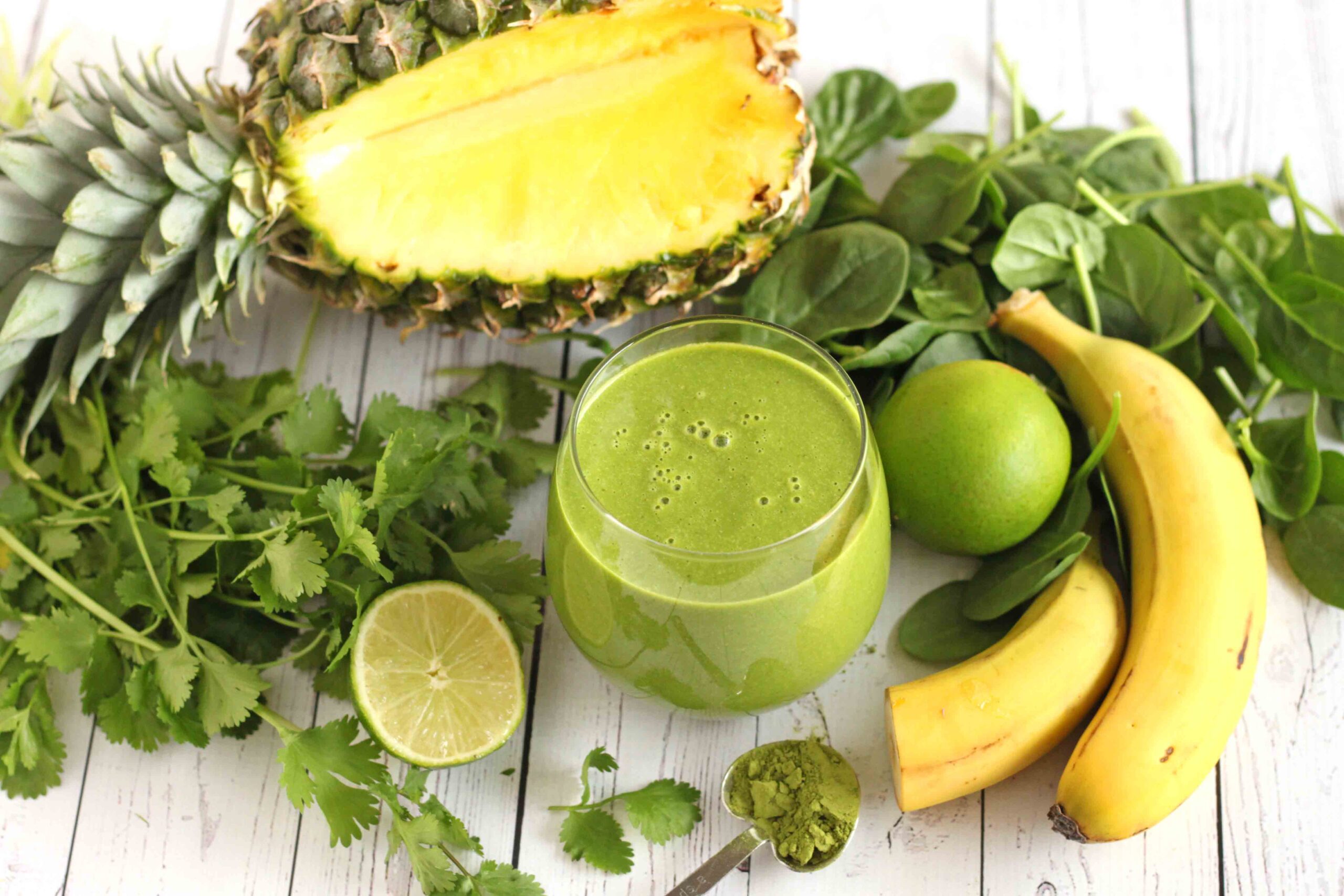 Wakeup Matcha Green Smoothie by Jesse Lane Wellness