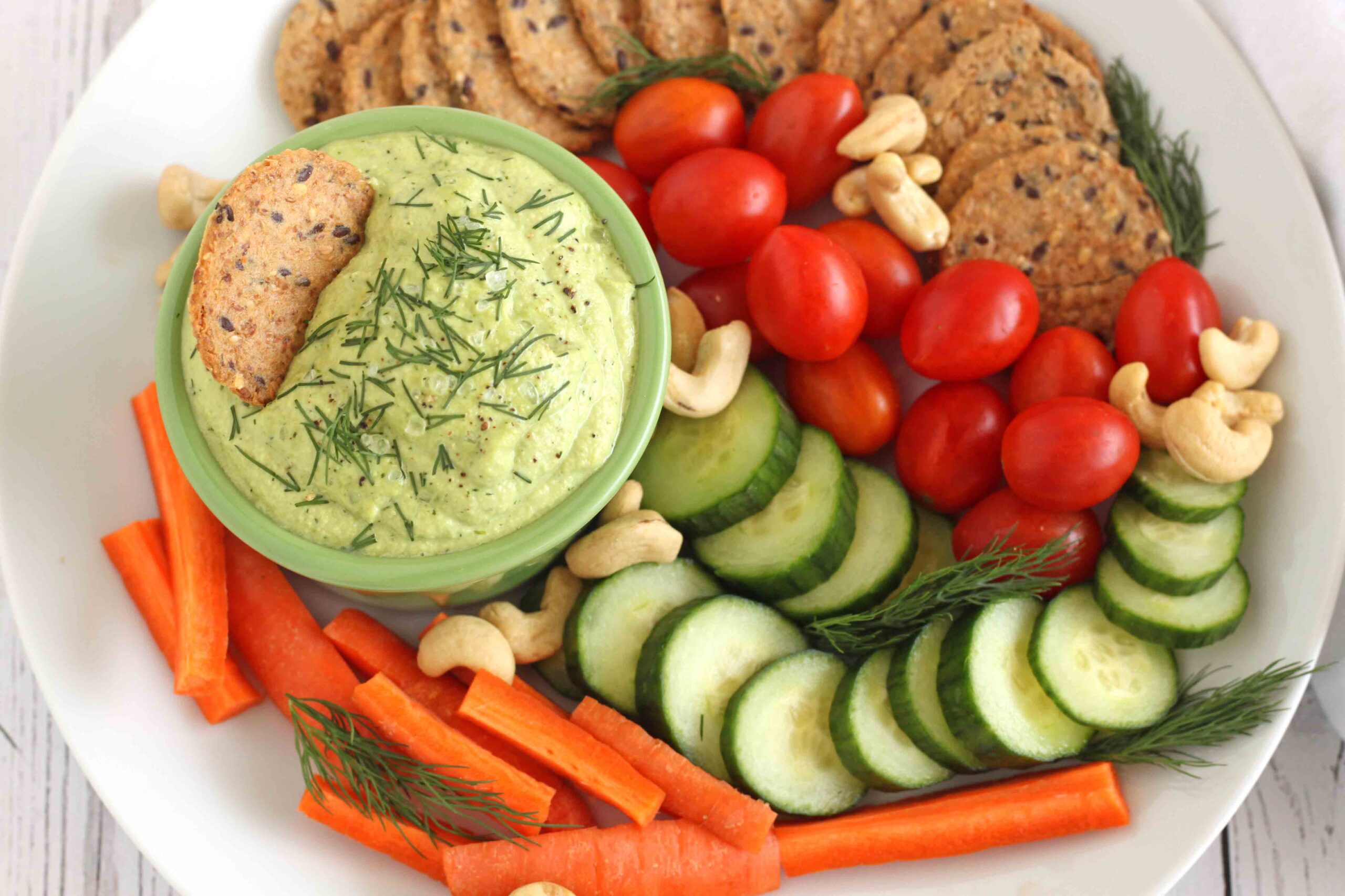 Creamy Vegan Dill Dip by Jesse Lane Wellness