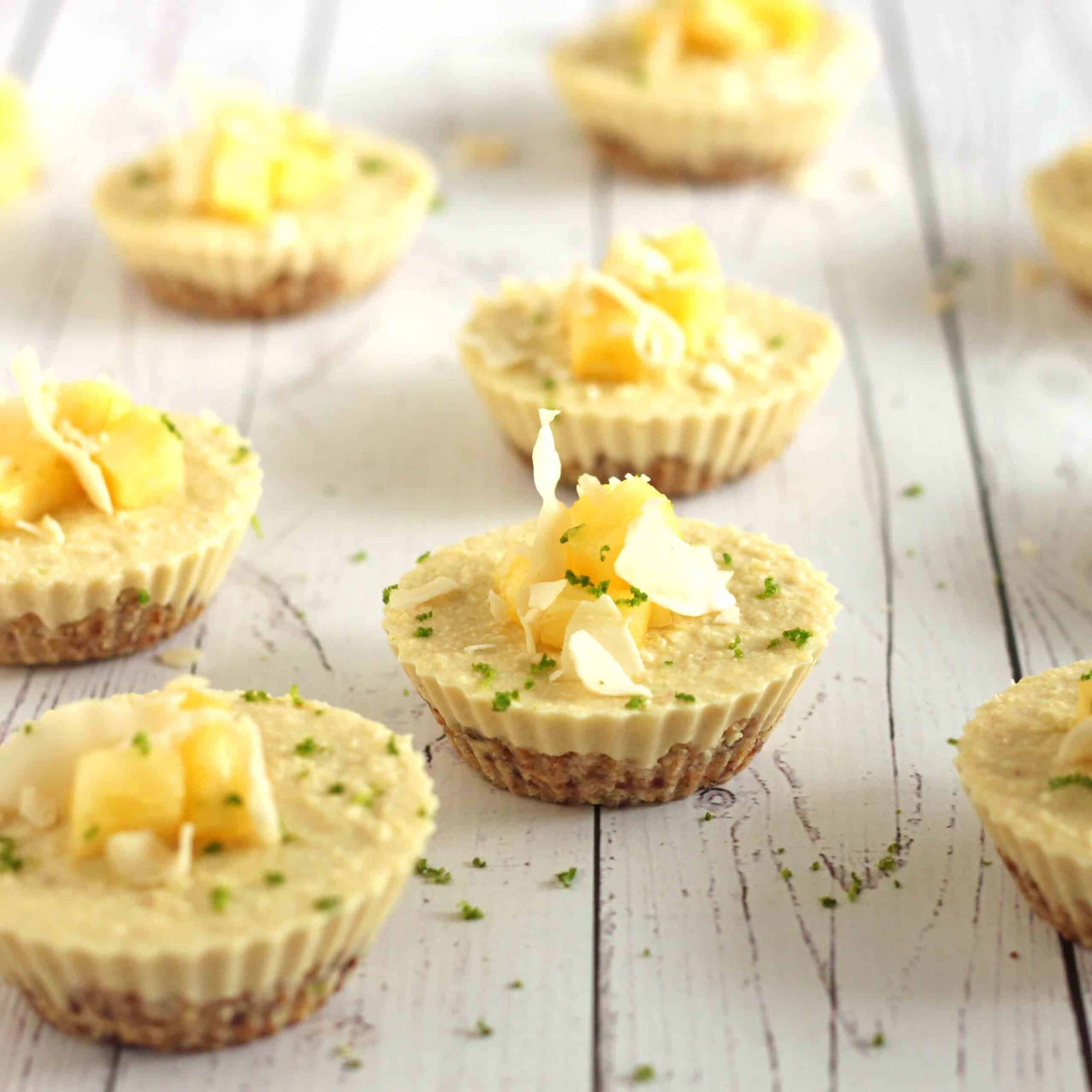 Raw Pina Colada Tart Recipe by Jesse Lane Wellness
