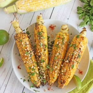 Vegan Grilled Mexican Street Corn Recipe by @jesselwellness