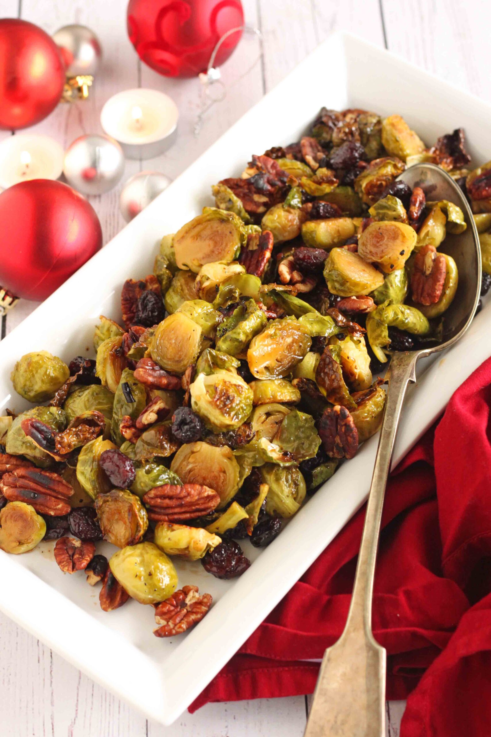 Balsamic Roasted Maple Brussels Sprouts by Jesse Lane Lee