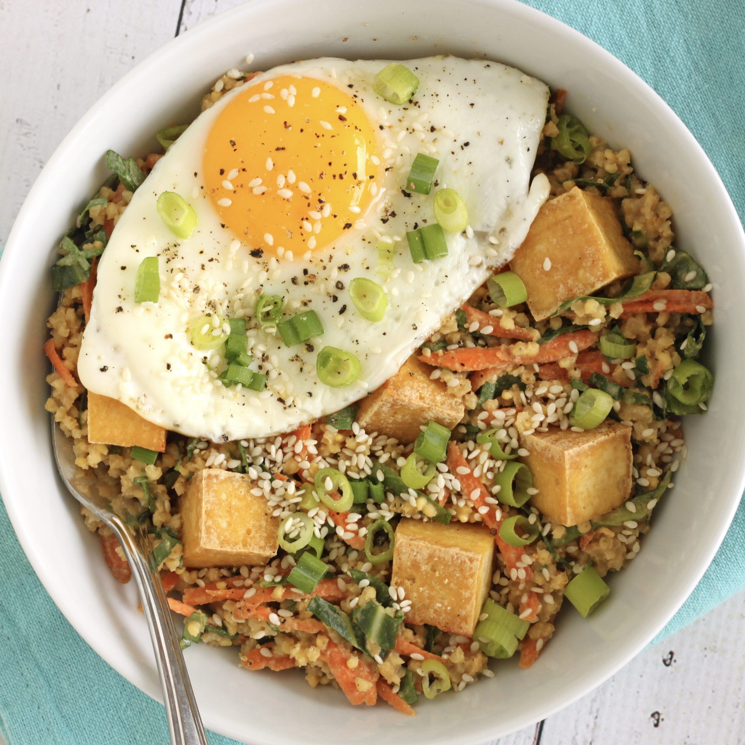 Vegetarian Tofu Power Bowl - Jesse Lane Wellness