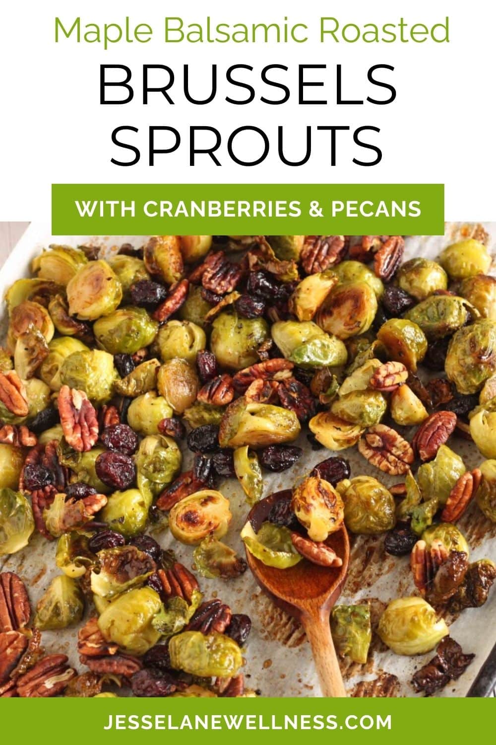 Maple Balsamic Roasted Brussels Sprouts Pin