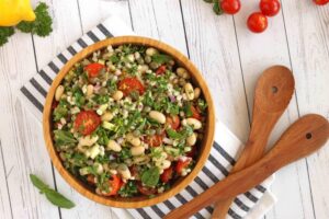 Elevate Your Winter Cuisine with a Corporate Virtual Cooking Demo Tuscan White Bean Barley Salad