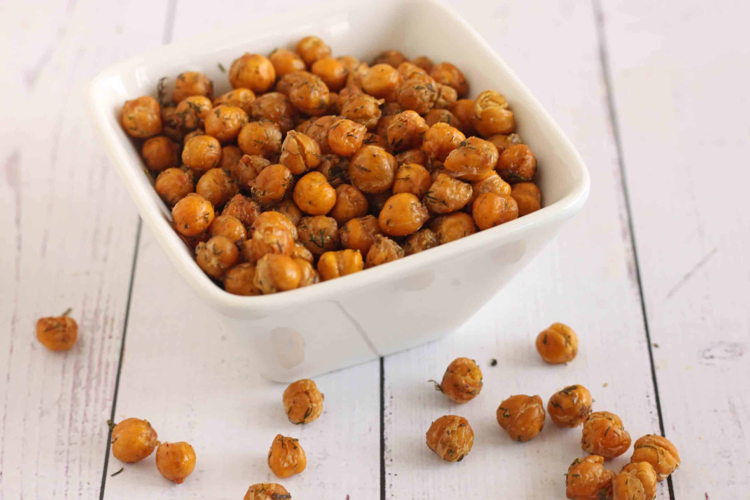 Dill Pickle Crispy Chickpeas Recipe by Jesse Lane Lee