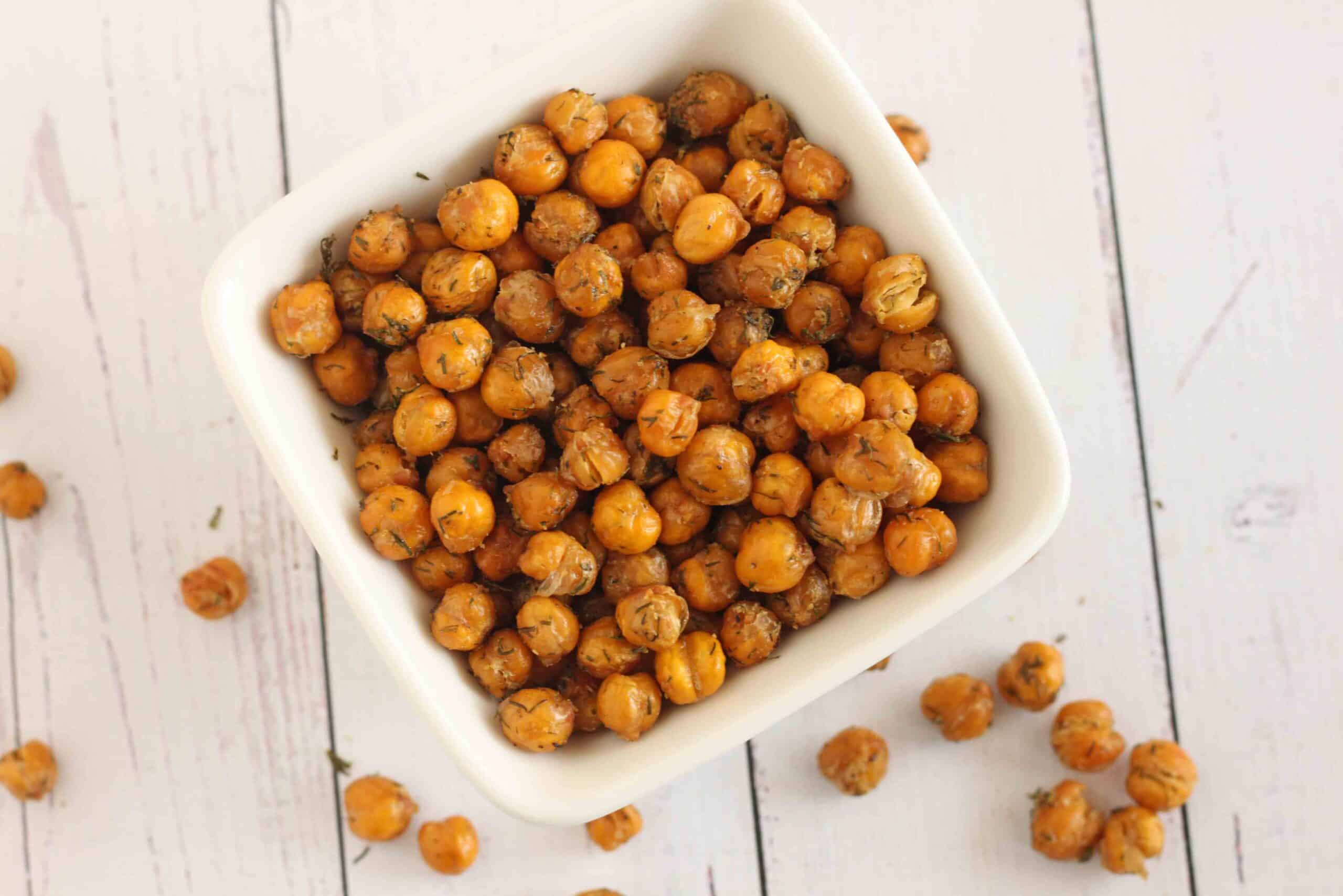 Dill Pickle Crispy Chickpeas Recipe by Jesse Lane Wellness