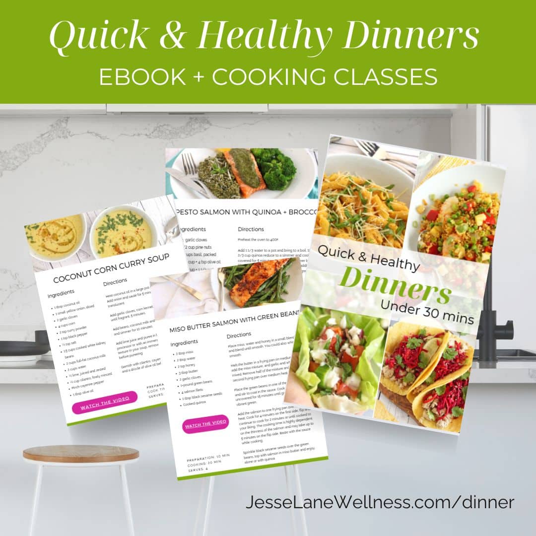Quick & Healthy Dinner Recipes by Jesse Lane Wellness Quick & Healthy Dinner Recipes by Jesse Lane Wellness