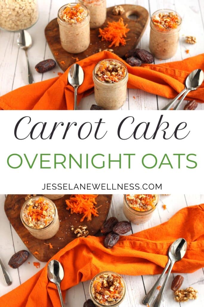 Carrot Cake Overnight Oats Pin