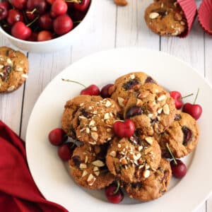 Cherry Almond Muffins Recipe Gluten-Free by Jesse Lane Wellness