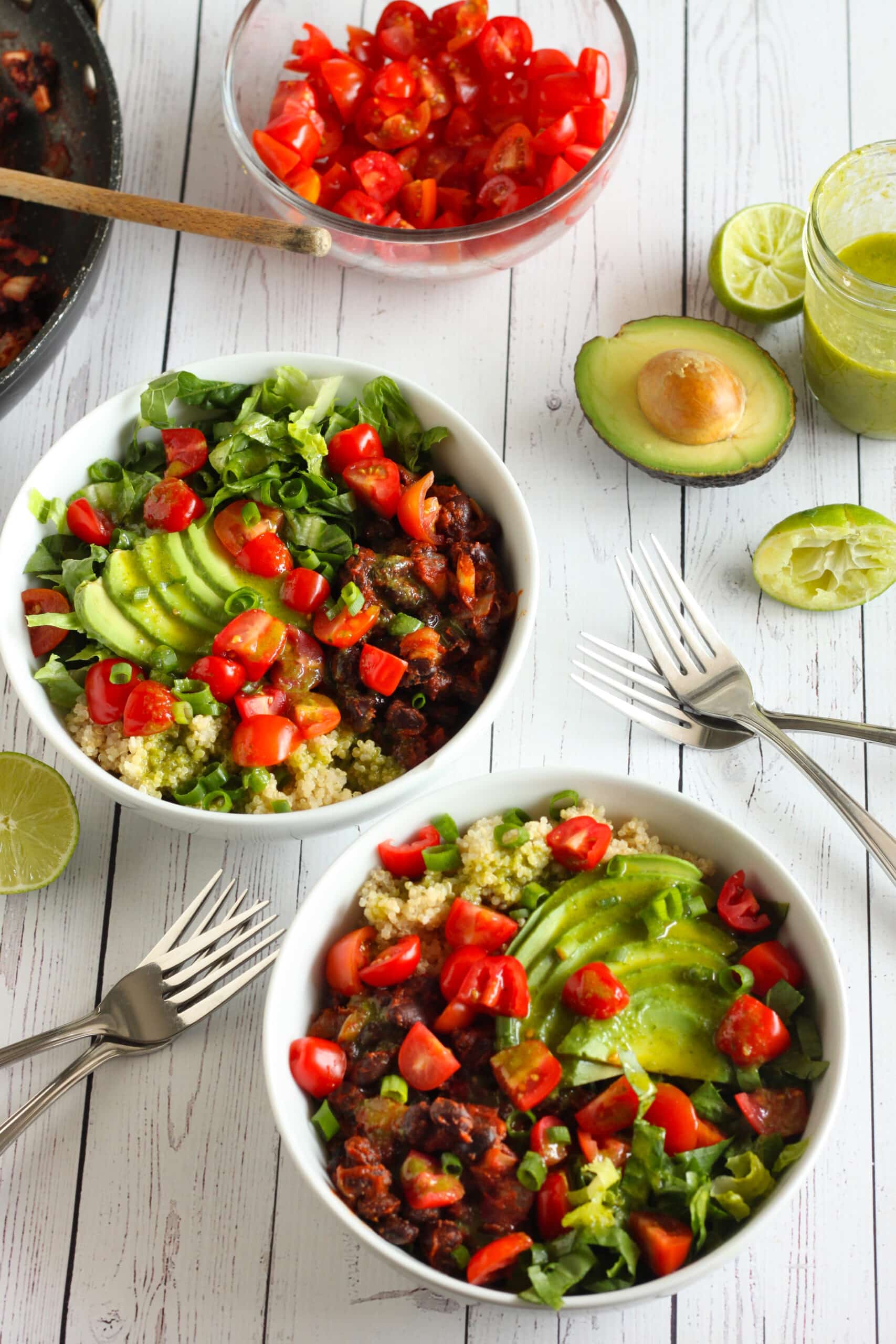 Black Bean Burrito Bowls Recipe Great for Meal Prep