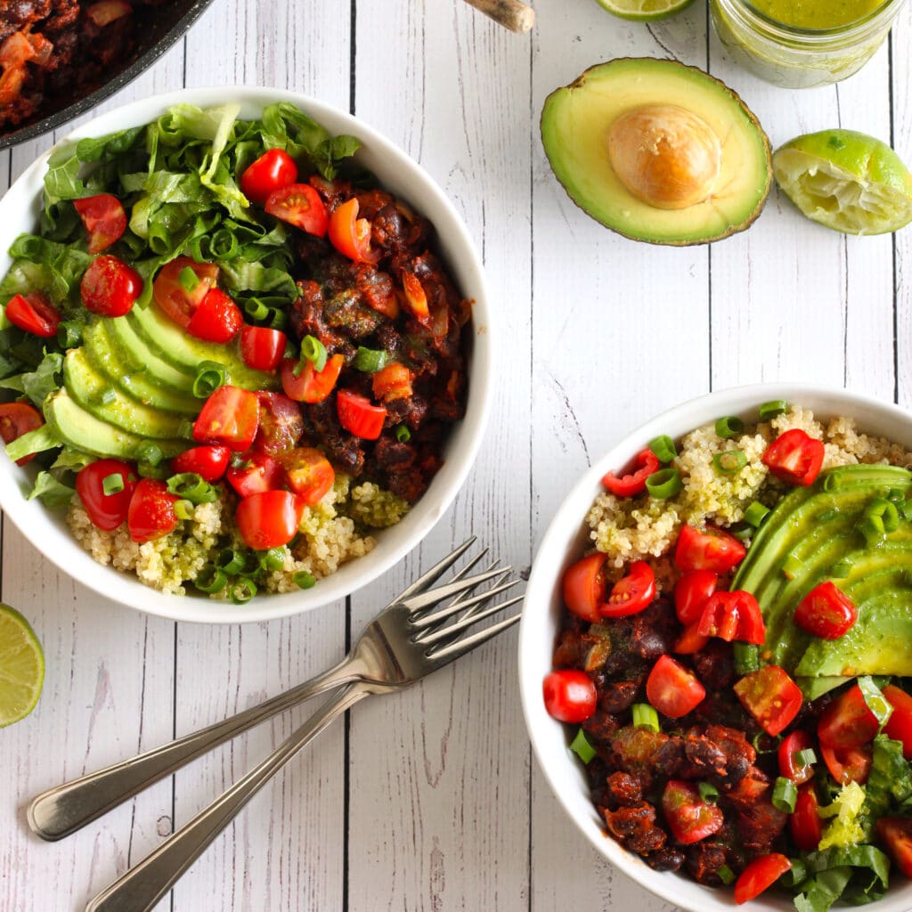 Black Bean Burrito Bowls Recipe Healthy Eating Made Easy