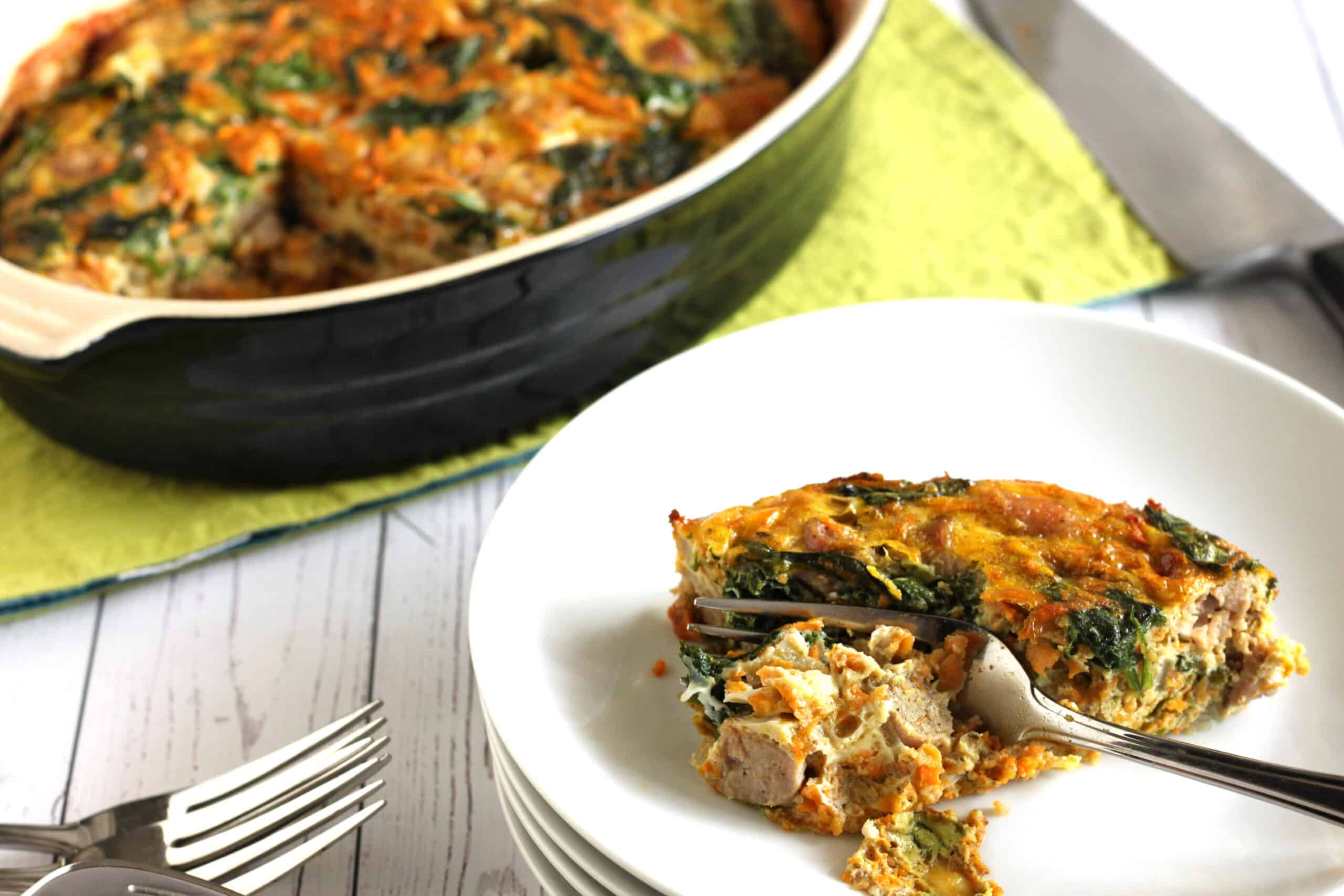 Sweet Potato Sausage Breakfast Bake Recipe by Jesse Lane Lee