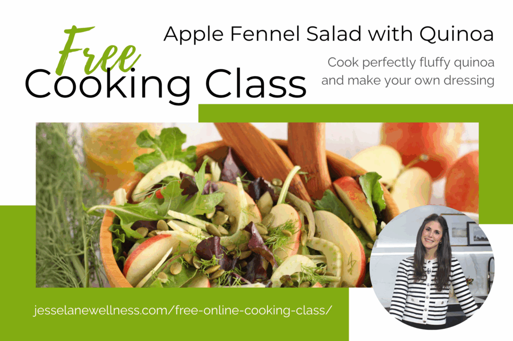 Free Cooking Class Apple Fennel Salad with Jesse Lane Wellness