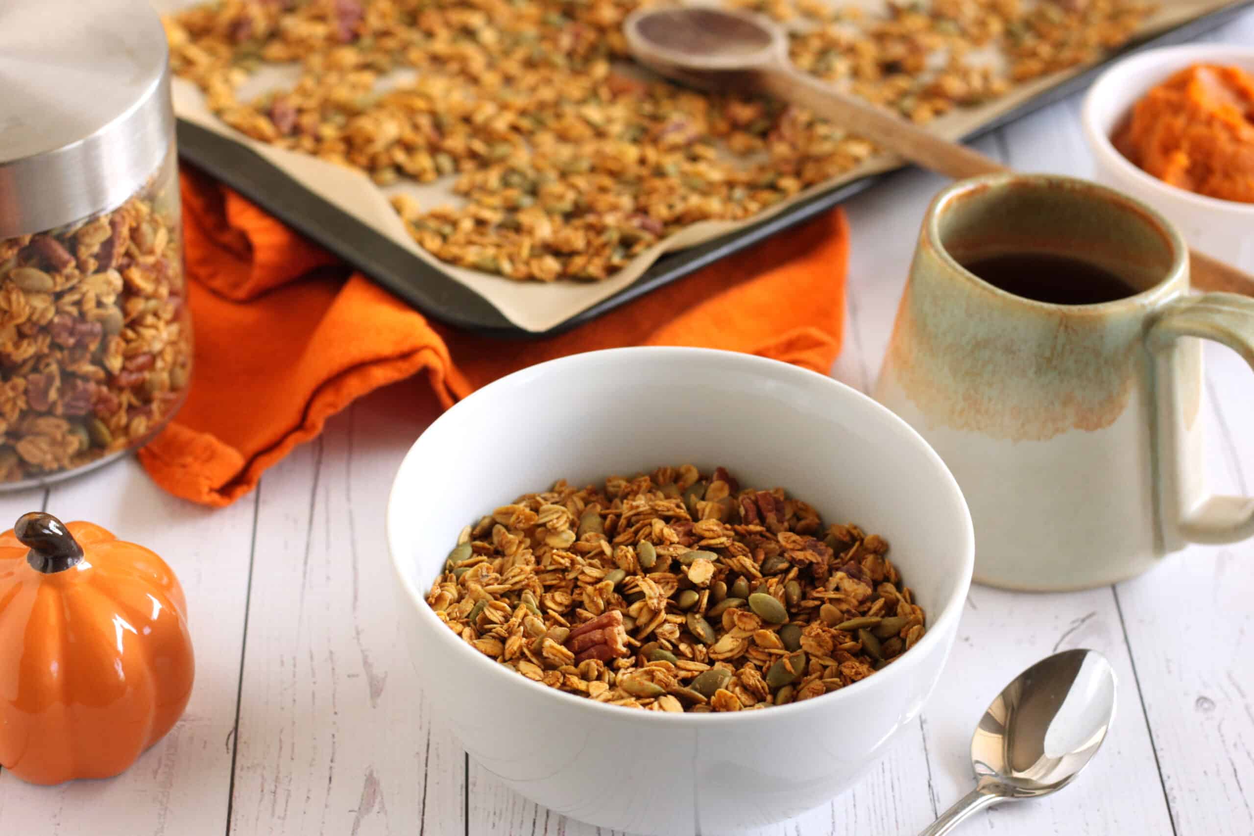 Pumpkin Spice Granola Gluten-Free Recipe by Jesse Lane Lee