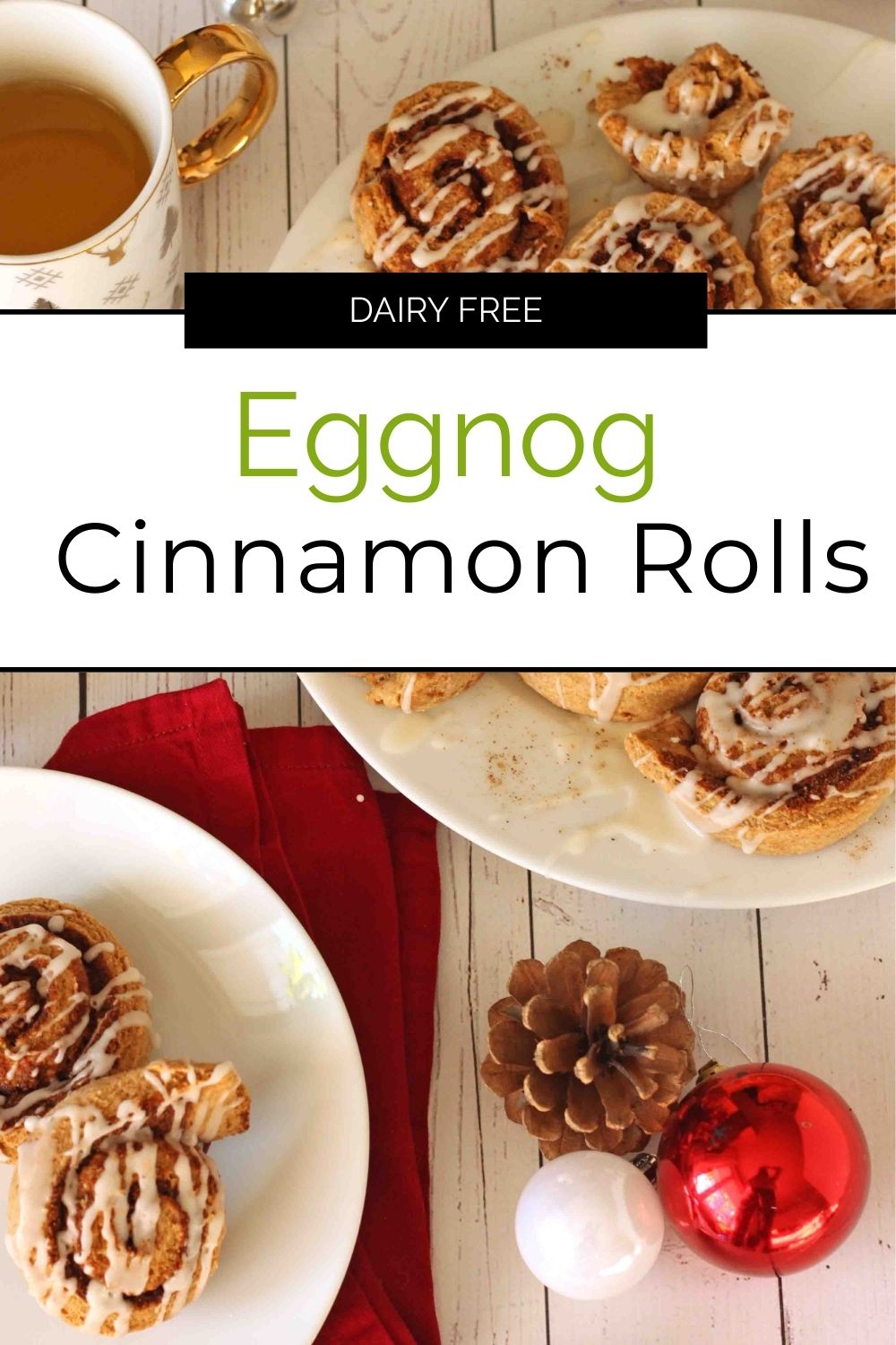 Eggnog Cinnamon Rolls Pin