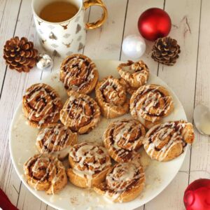 Eggnog Cinnamon Rolls Recipe for Christmas Morning