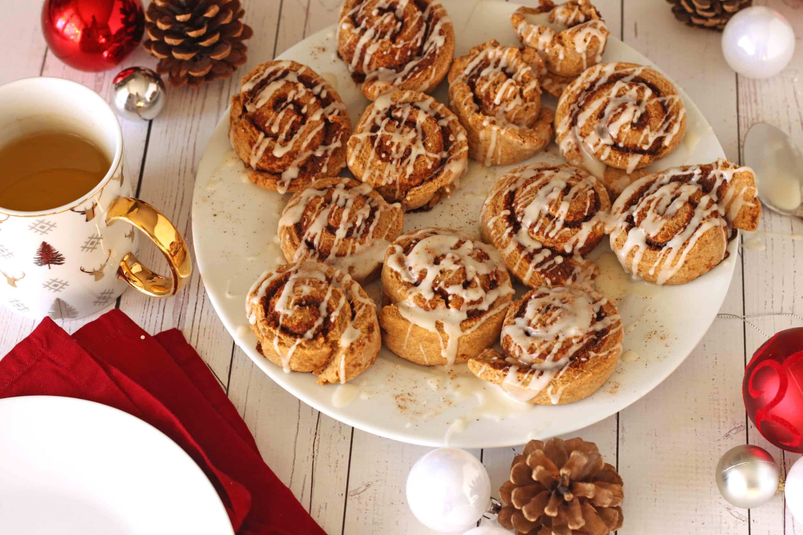 Eggnog Cinnamon Rolls by Jesse Lane Lee