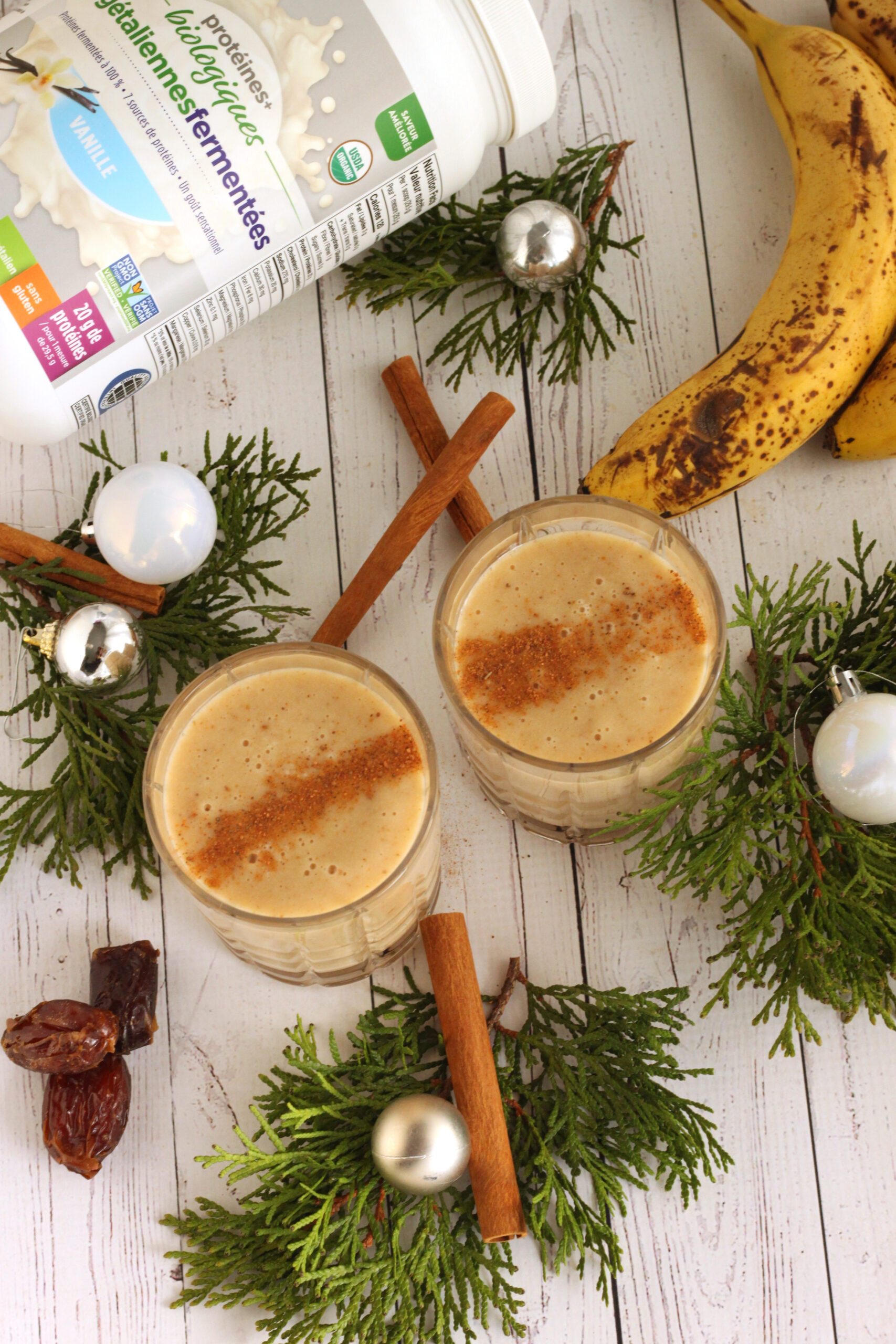 Vegan Eggnog Smoothie Recipe by Jesse Lane Lee
