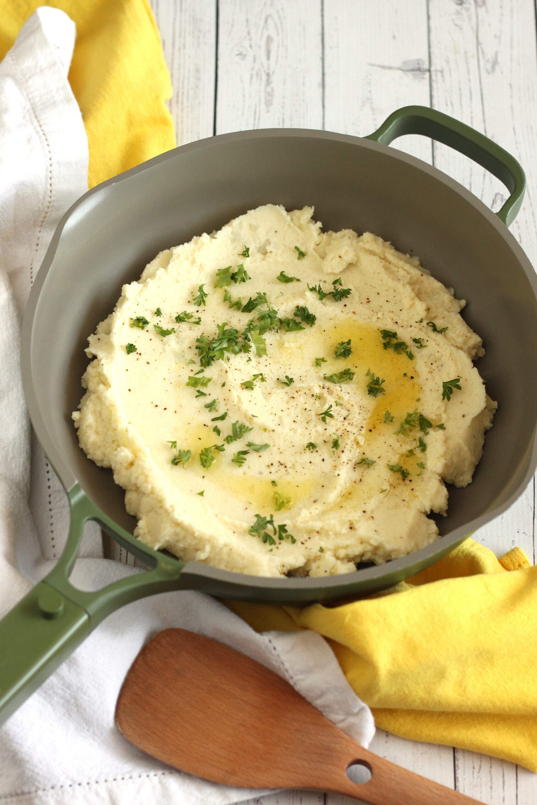 Garlic Cauliflower Mash Recipe by Jesse Lane Wellness