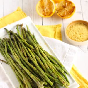 Grilled Asparagus Recipe with Lemon Recipe by Jesse Lane Lee