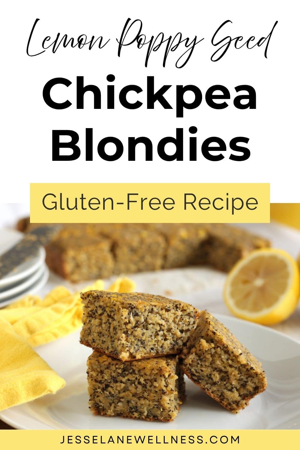 Lemon Poppy Seed Blondies Pin