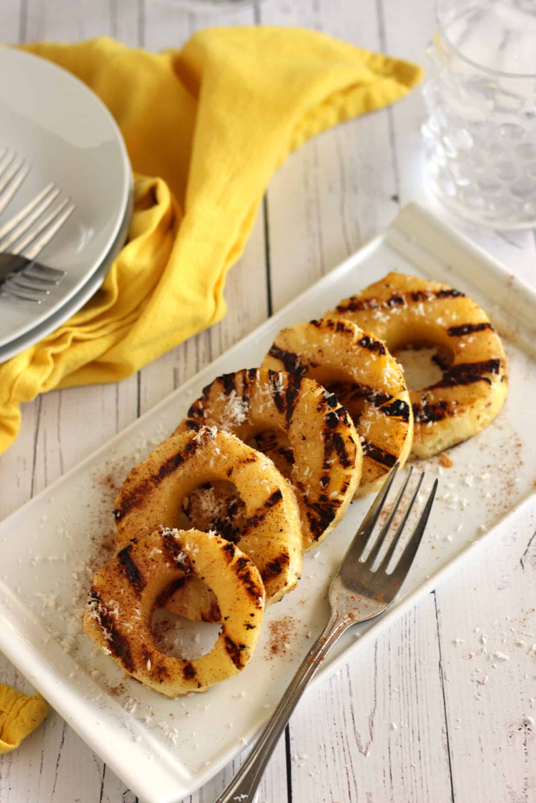 Grilled Pineapple with Cinnamon by Jesse Lane Lee