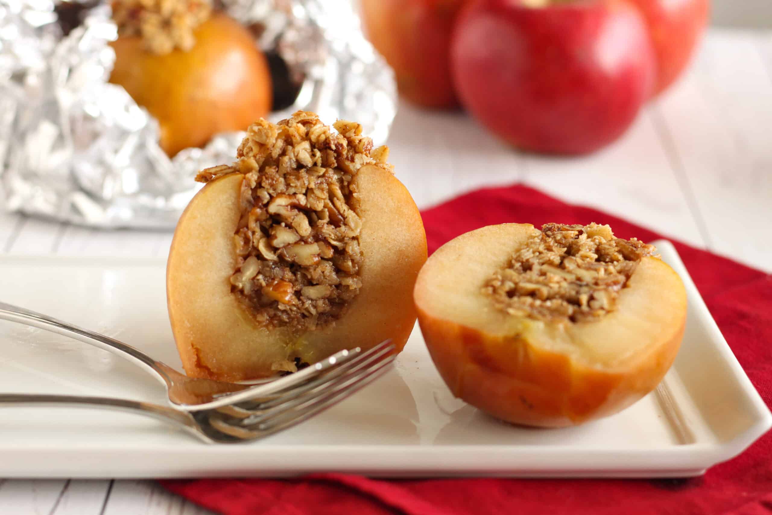 Stuffed Apples with Oatmeal Crumble by Jesse Lane Lee
