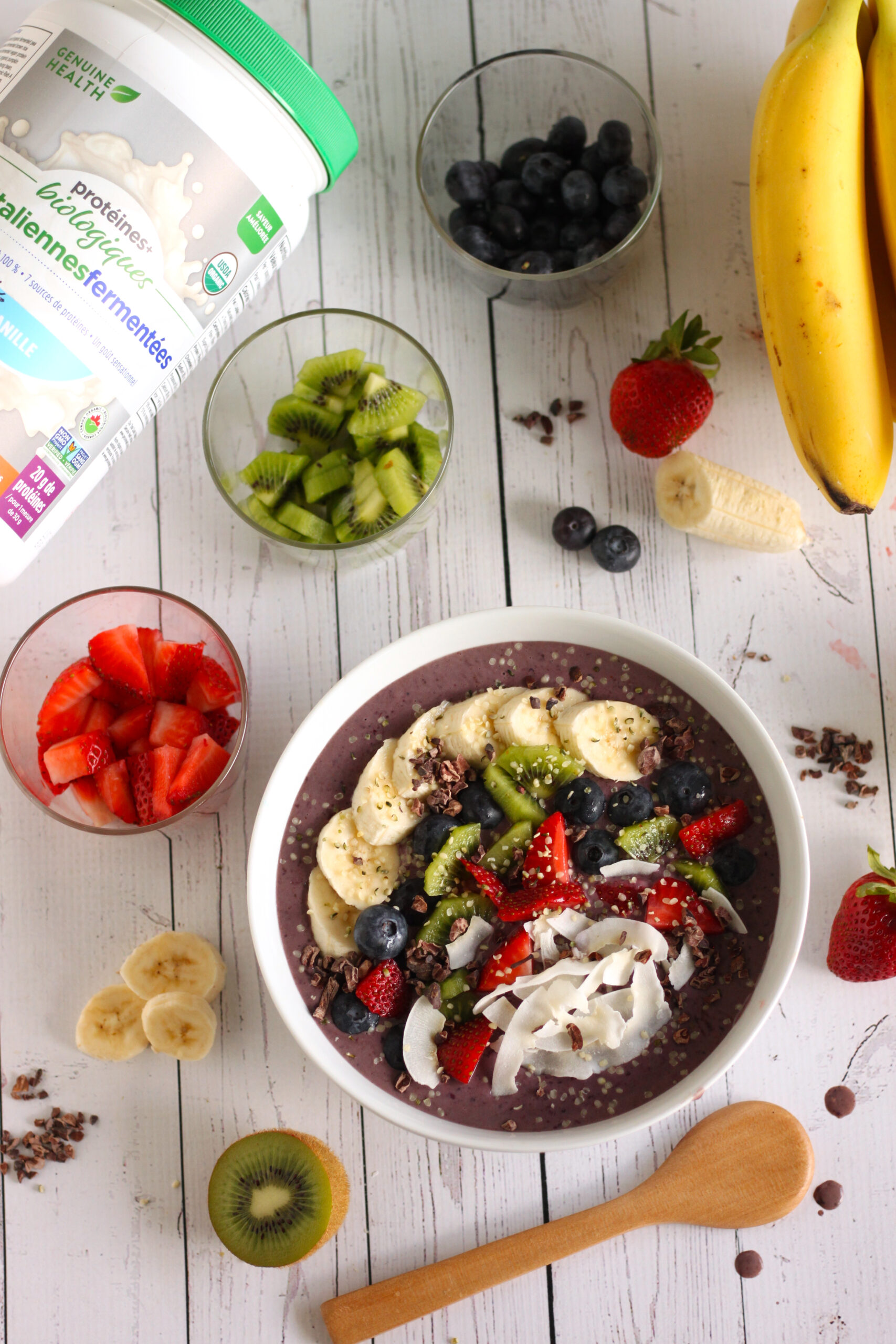 Vegan Acai Bowl Recipe by Jesse Lane Lee with Genuine Health