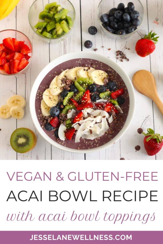 Vegan Acai Bowl Recipe Pin