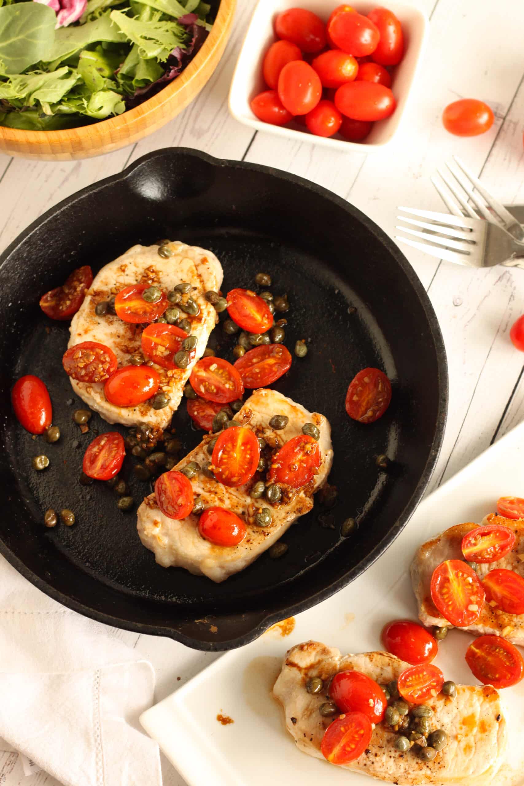 Mediterranean Pork Chops by Jesse Lane Lee
