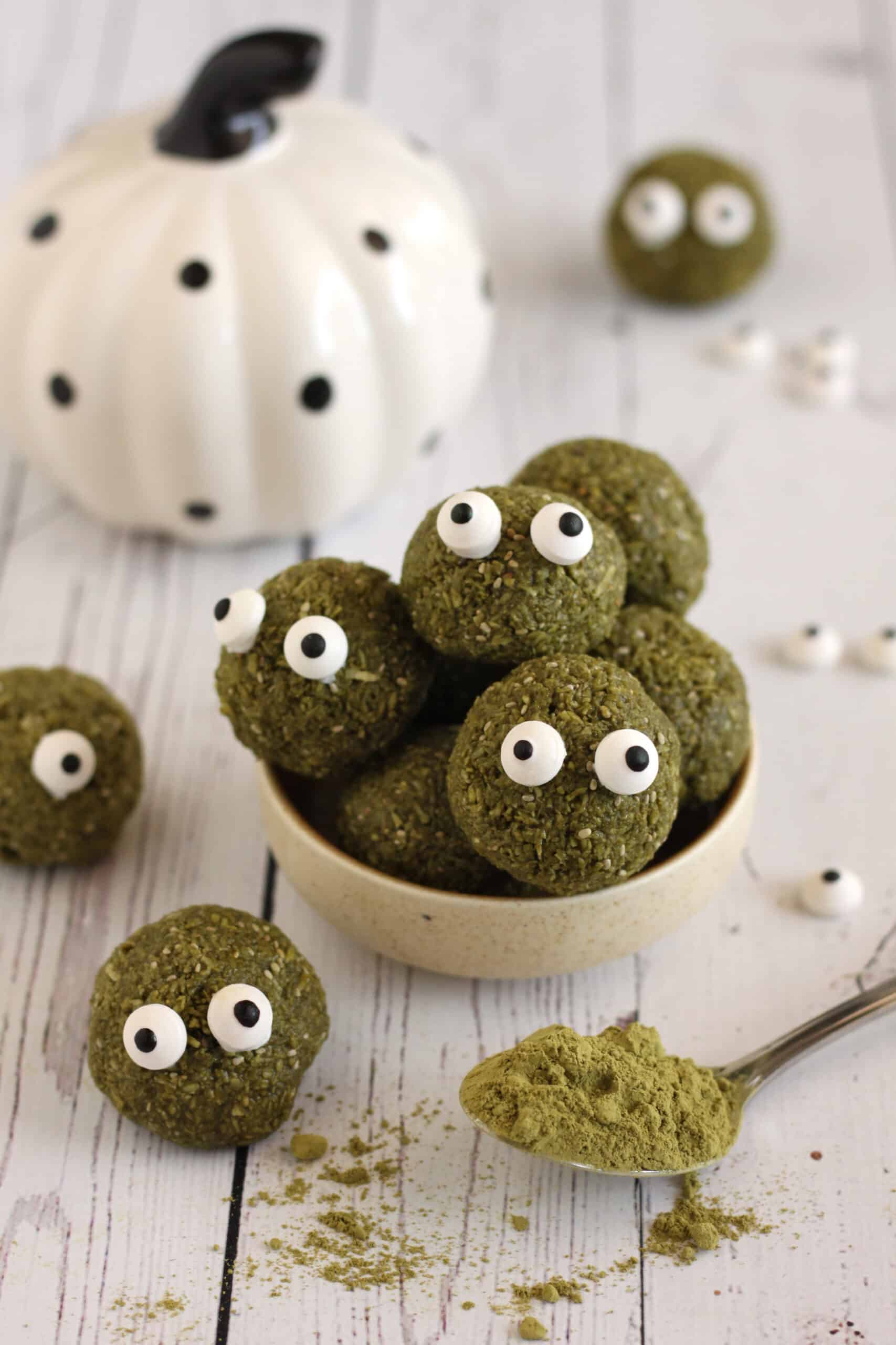 Monster Matcha Balls by Jesse Lane Wellness
