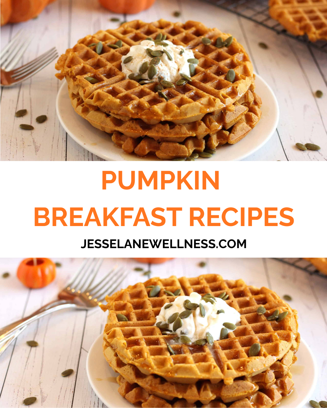 Pumpkin Breakfast Recipes - Pumpkin Waffles