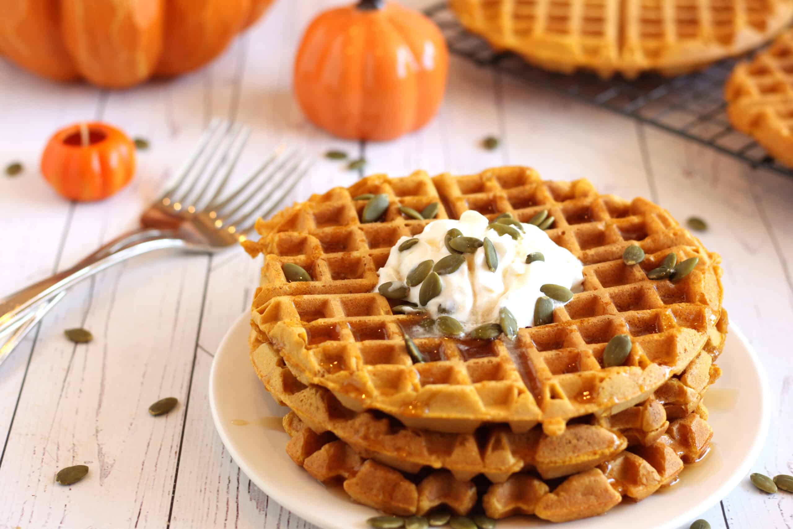 Pumpkin Waffle Recipe by Jesse Lane Lee